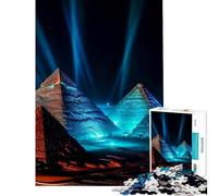 Puzzle de 1000 pièces pour Adolescents sur Le thème des Pyramides d'Égypte Un défi éducatif pour se détendre et Passer Le Temps à la Maison 14 Ans et Plus Jeu de Puzzle Offert 38x26cm