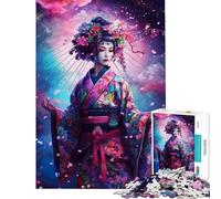 Puzzle de 1000 pièces pour Adolescents sur Le thème des Quartiers des geishas de Kyoto Puzzle pour Adultes Jeu Pratique Analyse et logique Cadeau d'anniversaire Original et Unique (50x75cm)