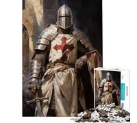 Puzzle de 1000 pièces pour Adolescents sur Le thème des Templiers Un défi éducatif pour améliorer la mémoire et s'amuser dès 14 Ans Dimensions 50x75cm