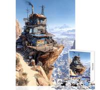 Puzzle de 1000 pièces pour Adolescents Survivre au Bord du précipice Jeu de Manipulation décoration Parfaite Jouet éducatif pour développer Son Cerveau et sa dextérité (38x52cm)