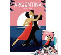 Puzzle de 1000 pièces pour Adolescents Tango Argentin Jeu éducatif défi Jouet Familial mais Aussi Cadeau Amusant et Humoristique pour Les Anniversaires (Dimensions 38x52cm)