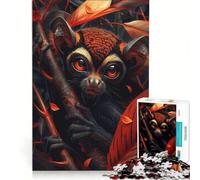 Puzzle de 1000 pièces pour Adolescents Tarsier Mon ami Rigolo Jouet Anti-Stress Difficile et Stimulant Cadeau de Noël ou d'anniversaire 38x52cm