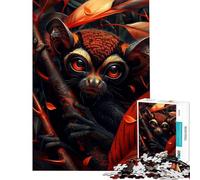 Puzzle de 1000 pièces pour Adolescents Tarsier Mon ami Rigolo Puzzle 1000 pièces à Monter soi-même découpe de précision idéal comme Cadeau pour Toute la Famille (38x26cm)