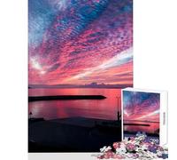 Puzzle de 1000 pièces pour Adolescents Terminal du Ferry d'Eriskay Jeu éducatif Cadeau d'anniversaire Casse-tête Collection d'artistes Beaux-Arts 38x52cm