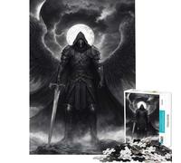 Puzzle de 1000 pièces pour Adolescents Terreur sans Visage Jeu éducatif et intellectuel pour Les Amateurs de Jeux Une véritable œuvre d'art (38x26cm)