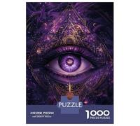 Puzzle De 1000 Pièces pour Adolescents The All Seeing Eye Puzzle pour Adultes Jeux Relaxants Assemblage De Motifs Cadeaux d'anniversaire Et Cadeaux Uniques 70x50cm/1000pcs