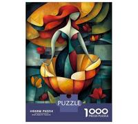 Puzzle De 1000 Pièces Pour Adolescents The Birth of Venus - Cubist Minimalist Vision - Vibrant Masterpiece Inspired by Sandro Botticelli Puzzle Adulte Jeu Manuel D'assemblage De Motifs Idéal Comme Cad