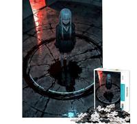 Puzzle de 1000 pièces pour Adolescents The Crimson Summoner Rituel Sombre pour Fille idéal pour Un Anniversaire ou Noël Jeu Impossible à partir de 14 Ans 38x52cm