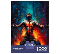 Puzzle De 1000 Pièces pour Adolescents The Inner Fire - Abstract Expressionist Art Puzzles pour Adultes, Jeux De Détente, Assemblage De Motifs, Activités Amusantes À La Maison, 70x50cm/1000pcs