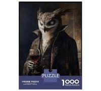 Puzzle De 1000 Pièces pour Adolescents The Old Blind Owl Seer Puzzles pour Adolescents Jeux De Détente Difficulté Difficile Cadeaux pour Les Amis Et La Famille 70x50cm/1000pcs
