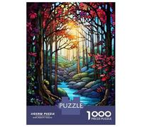 Puzzle De 1000 Pièces pour Adolescents The Tranquil Flow Puzzle Anti-Stress, Amusant Et Original, Cadeau Unique pour Un Anniversaire Ou Noël 70x50cm/1000pcs