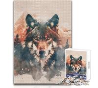 Puzzle de 1000 pièces pour Adolescents, thème Alpha Gaze, Jeu Stimulant, décoration Murale, Cadeau d'anniversaire, Dimensions : 38x52cm