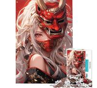 Puzzle de 1000 pièces pour Adolescents thème Ange samouraï Jeu éducatif et Familial décoration Murale Cadeau pour Femmes et Hommes (Taille 50x75cm)