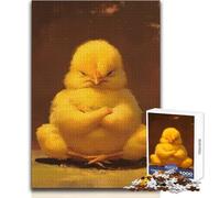 Puzzle de 1000 pièces pour Adolescents, thème « Angy Chick in Yoga », Jeu éducatif, découpe de précision, pour Un Père Noël Secret, Format 38x26cm