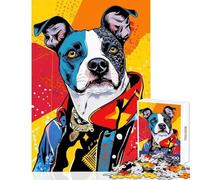 Puzzle de 1000 pièces pour Adolescents-Thème Animaux-Jeu de Construction DIY pour Les Amateurs de Jeux impossibles, Difficile et Stimulant (Dimensions 38x26cm)