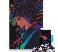 Puzzle de 1000 pièces pour Adolescents, thème Anime : Beau Guerrier, décoration Murale, stimule la mémoire, Cadeau Original pour Un Anniversaire ou Noël 38x26cm