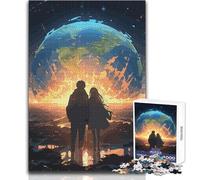 Puzzle de 1000 pièces pour Adolescents, thème Anime, Couple, Apocalypse, Casse-tête, Jeu Familial, Course de Vitesse Manuelle, Jouet éducatif, Dimensions : 38x52cm