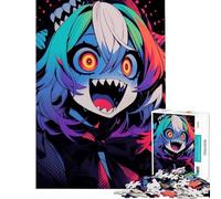 Puzzle de 1000 pièces pour adolescents thème anime et monstre idéal pour un jeu éducatif un défi ludique en famille mais aussi un cadeau amusant et humoristique pour les anniversaires (taille 38x26cm)