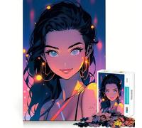 Puzzle de 1000 pièces pour Adolescents,thème Anime,été,Fille Mignonne,Jeu de Concentration mentale,découpe de précision,Bords Lisses, pour Les fêtes (50x75cm)