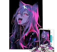 Puzzle de 1000 pièces pour Adolescents thème Anime Fille Japon Magique Jeu éducatif défi Jouet Familial mais Aussi Cadeau Amusant et Humoristique pour Les Anniversaires (Taille 50x75cm)