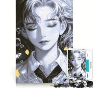 Puzzle de 1000 pièces pour Adolescents,thème Anime Fille sous l'eau,Jeu Stimulant Le Cerveau,emboîtement précis sans espaces,activité relaxante en intérieur (38x26cm)