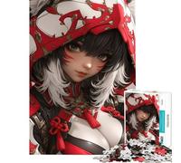 Puzzle de 1000 pièces pour Adolescents thème Anime guerrière en Armure défi éducatif décoration intérieure Jeu éducatif à partir de 14 Ans (38x52cm)