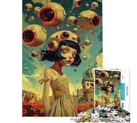 Puzzle de 1000 pièces pour Adolescents Thème Anime rétro-futuriste Activités Amusantes à la Maison Améliore la mémoire Décoration Murale À partir de 14 Ans (50x75cm)