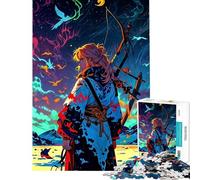 Puzzle de 1000 pièces pour Adolescents Thème Archer Ciel Nocturne Anime Jeu de réflexion Stimulant pour Femmes Difficile et Stimulant (Dimensions 38x52cm)