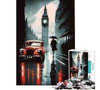Puzzle de 1000 pièces pour Adolescents thème Art Urbain londonien Jeu Pratique et éducatif idée Cadeau défi Stimulant (38x52m)