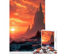 Puzzle de 1000 pièces pour Adolescents thème Astronaute et planète inconnue décoration Murale pour Un échange de Cadeaux Jeu Impossible à Rater renforce Les Liens Entre Les Couples