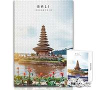 Puzzle de 1000 pièces pour Adolescents,thème Bali,Jeu de défi Unique, pour Femmes,Dimensions : 50x75cm