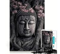 Puzzle de 1000 pièces pour Adolescents,thème Bouddha et Arbres,Bicolore,découpe précise,Art,Concentration,Jeu Amusant,détente,Cadeau d'anniversaire (50x75cm)