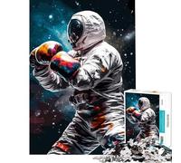 Puzzle de 1000 pièces pour Adolescents thème Boxe Astronaute et Espace Difficile et Stimulant Cadeau pour Femmes Jeu Amusant à partir de 14 Ans 50x75cm