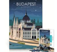 Puzzle de 1000 pièces pour Adolescents,thème Budapest,Hongrie,Voyage,découpe précise,Art,Concentration,Jeu Amusant,détente,Cadeau d'anniversaire (38x52cm)