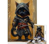 Puzzle de 1000 pièces pour Adolescents thème Chat Chibi Assassin Jeu éducatif Casse-tête Collection d'artistes Format 50x75cm