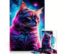 Puzzle de 1000 pièces pour Adolescents,thème Chatons,Jeu de réflexion,Jeu de lenteur,Cadeau d'anniversaire Amusant (38x26cm)