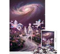 Puzzle de 1000 pièces pour Adolescents thème « Chemin du Jardin céleste » décoration Murale pour Un Père Noël Secret Jeu Impossible pour renforcer Les Liens d'amour Entre Couples 38x52cm