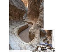 Puzzle de 1000 pièces pour Adolescents thème Chemin étroit du Canyon Jeu Familial Cadeau pour Femmes décoration Murale Jeu Stimulant (38x52cm)