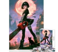 Puzzle de 1000 pièces pour Adolescents thème cimetière et Ange Gardien décoration Murale Cadeau Jeu éducatif idéal pour décorer Un Bureau Dimensions 38x26cm