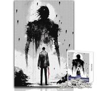 Puzzle de 1000 pièces pour Adolescents - Thème:Coincé dans l'ombre d'un géant - Jeu éducatif - Découpe de précision - Jouet Anti-Stress - Dimensions:38x26cm