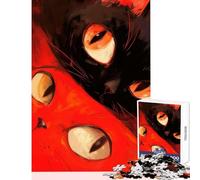 Puzzle de 1000 pièces pour Adolescents thème « Compagnons contrastés » décoration Murale Cadeau de Noël Secret Jeu Impossible renforce Les Liens d'amour Entre Couples Dimensions 38x26cm