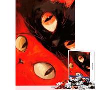 Puzzle de 1000 pièces pour Adolescents thème « Compagnons contrastés » décoration Murale Cadeau pour Femmes et Hommes Jeu éducatif pour renforcer Les Liens Amoureux Dimensions 50x75cm