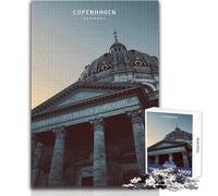 Puzzle de 1000 pièces pour Adolescents, thème Copenhague, Jeu de Puzzle Unique et Stimulant, pour Un Anniversaire, Dimensions 50x75cm