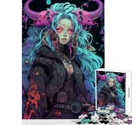 Puzzle de 1000 pièces pour Adolescents thème cybergoth démon féminin Jeu éducatif et ludique Collection d'artistes Beaux-Arts (38x26cm)