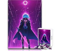 Puzzle de 1000 pièces pour Adolescents, thème Cyberpunk et Guerrier Anime, idéal pour Un Passe-Temps paisible à l'intérieur, découpe de précision supérieure, Dimensions:38x26cm