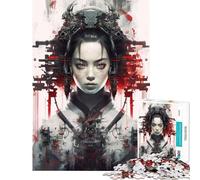 Puzzle de 1000 pièces pour Adolescents thème Cyberpunk Japonais défi à relever décoration Parfaite Jeu de détente pour Les 14 Ans et Plus (38x52cm)