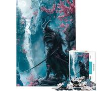 Puzzle de 1000 pièces pour Adolescents Thème : Diable Samouraï Shogun Activités ludiques à la Maison Jeu éducatif d'assemblage de Motifs À partir de 14 Ans Jeu de Puzzle proposé (50x75cm)