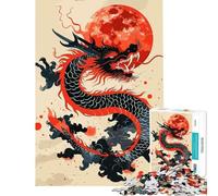 Puzzle de 1000 pièces pour Adolescents thème Dragon du Nouvel an Chinois Jeu éducatif et Stimulant idéal pour se détendre développer Son Analyse et sa logique et Offrir en Cadeau (Dimensions 50x75cm)