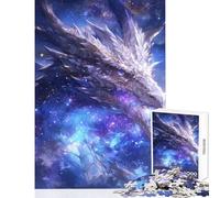 Puzzle de 1000 pièces pour Adolescents thème Dragon Galaxie Jeu de décoration légendaire pour Un Père Noël Secret Casse-tête Collection d'artistes Beaux-Arts Dimensions 38x52cm