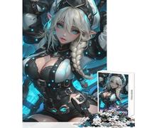 Puzzle de 1000 pièces pour Adolescents Thème Elfe guerrière Personnage féminin Jeu vidéo Décoration Murale Cadeau d'anniversaire Jeu éducatif Stimule Le Cerveau Dimensions 38x52cm
